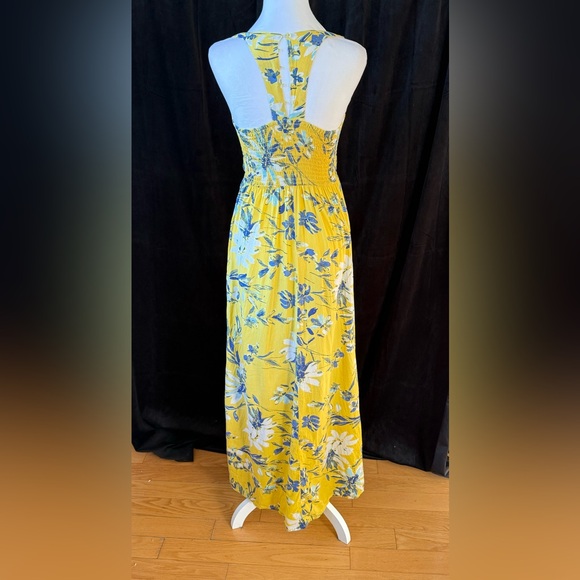 Japna yellow blue floral dress. Size XS - Picture 8 of 11
